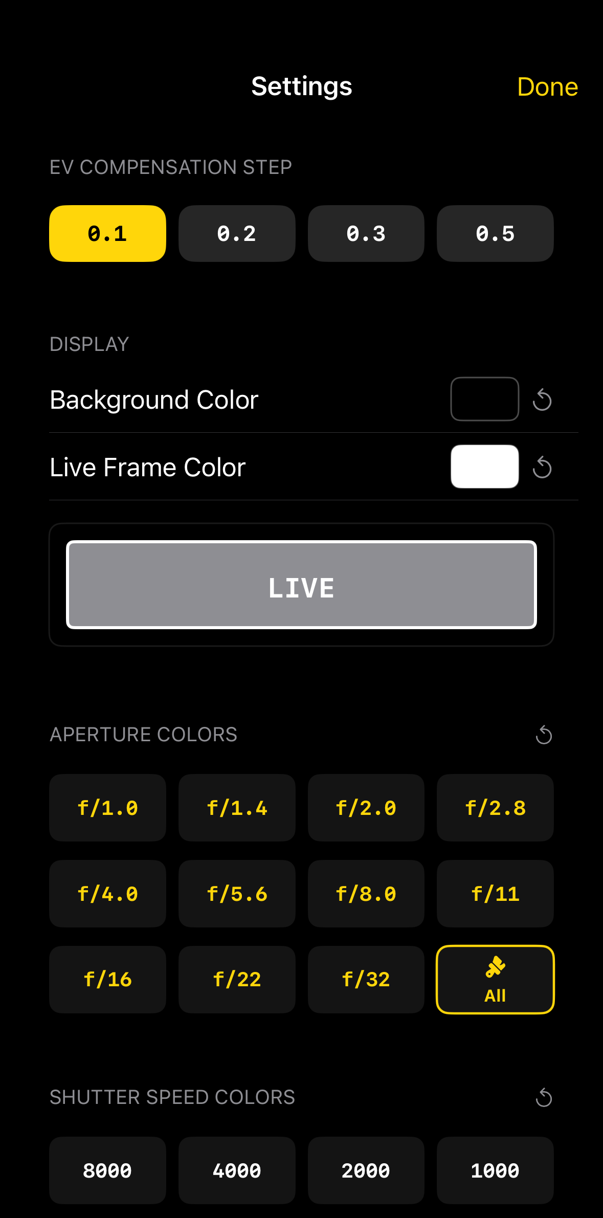 Customisable interface