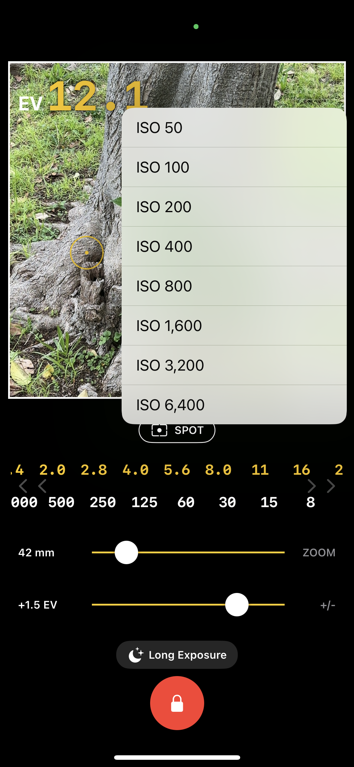 ISO selection